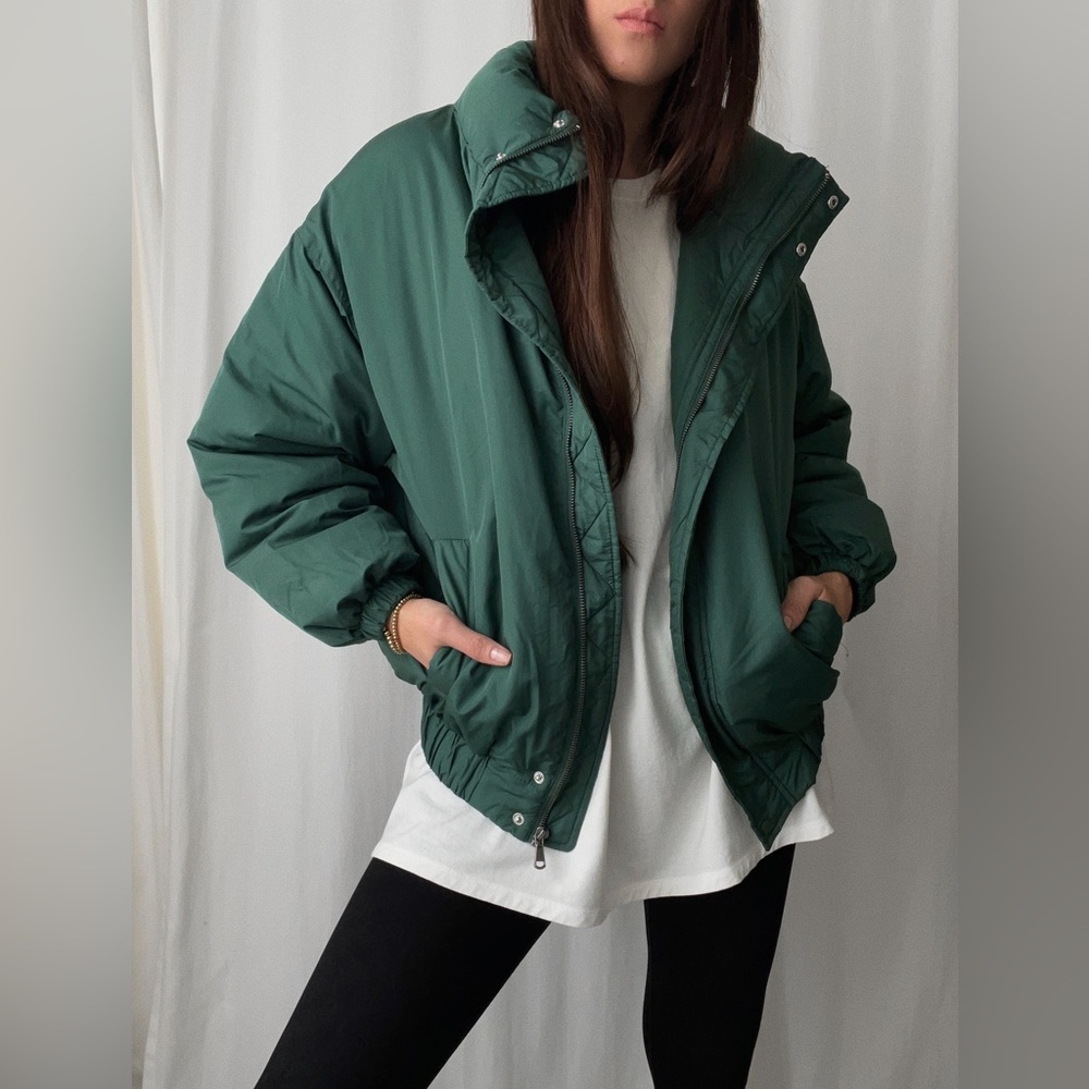 BROOKLYN QUILTED JACKET — In Forest - Picture 4 of 8